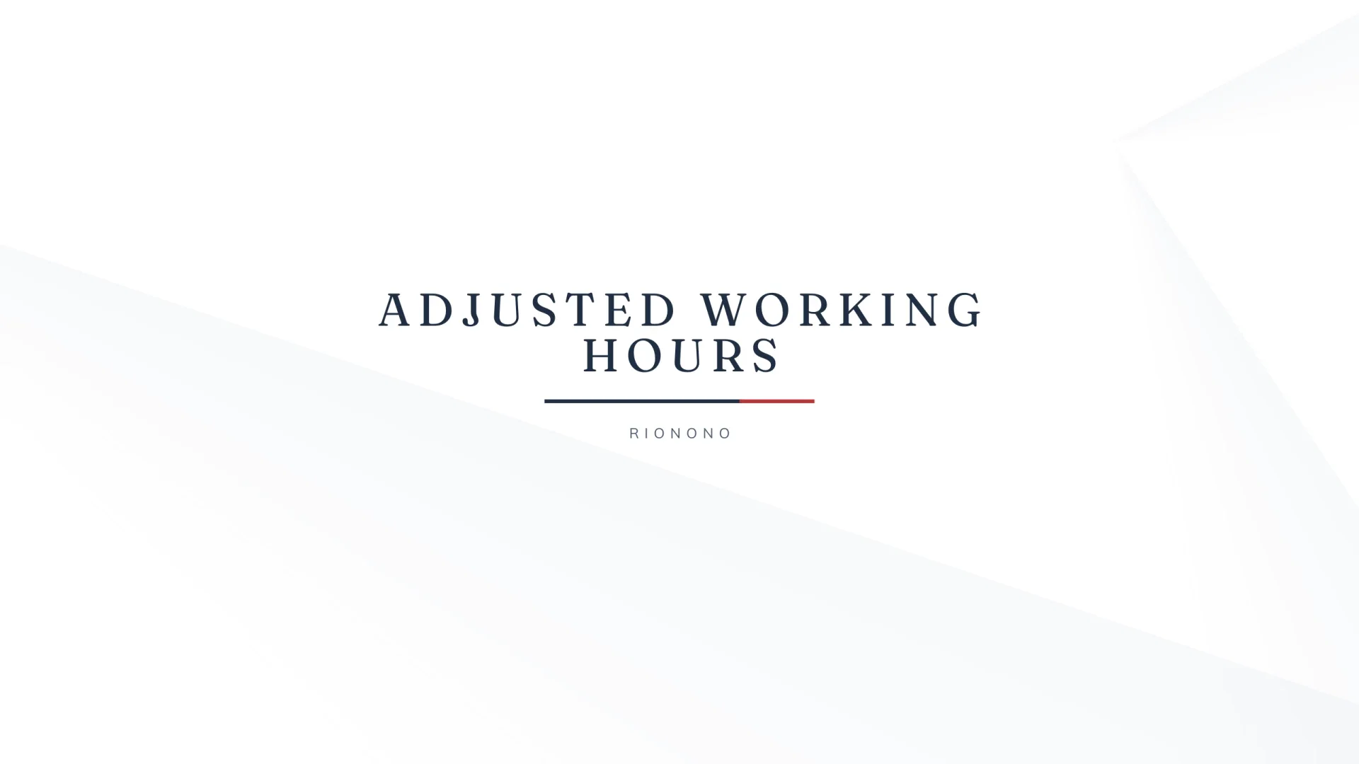 Adjusted Working Hours v1.0.x