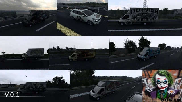 AITraffic Vehicle Skins Pack v 0.8 by Joker