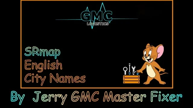 SRmap English City Names v1.0