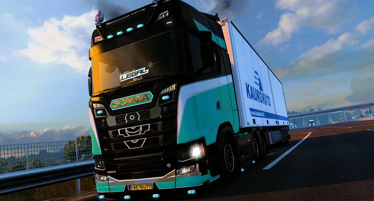 Scania S space minty skin v1.0 2