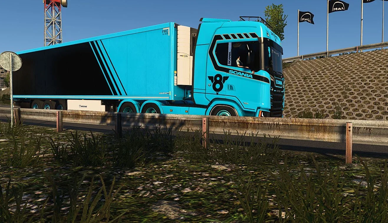 Serene blue Scania S v1.0