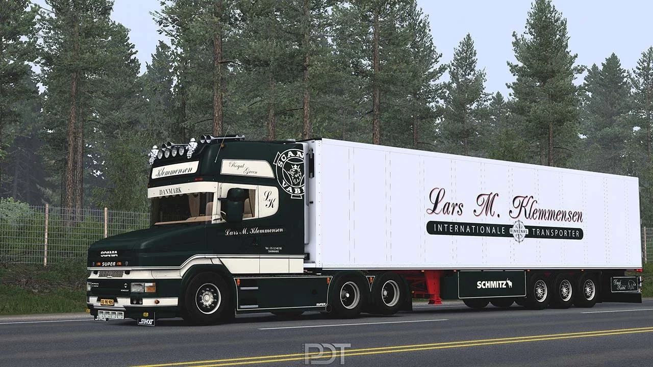Scania T580 + Trailer Klemmensen v7.0 5