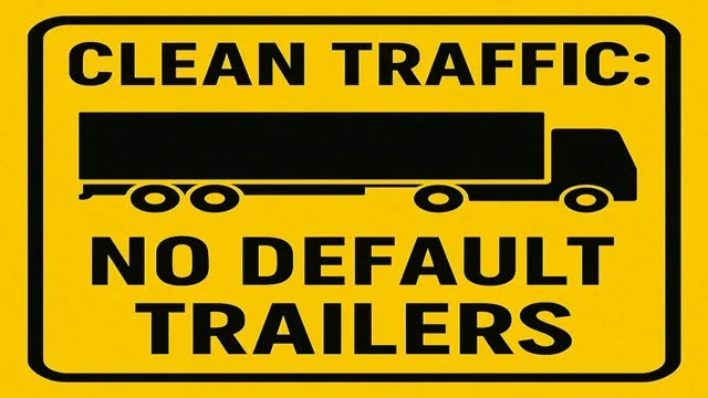 Clean Traffic No Default SCS Trailers v1.3