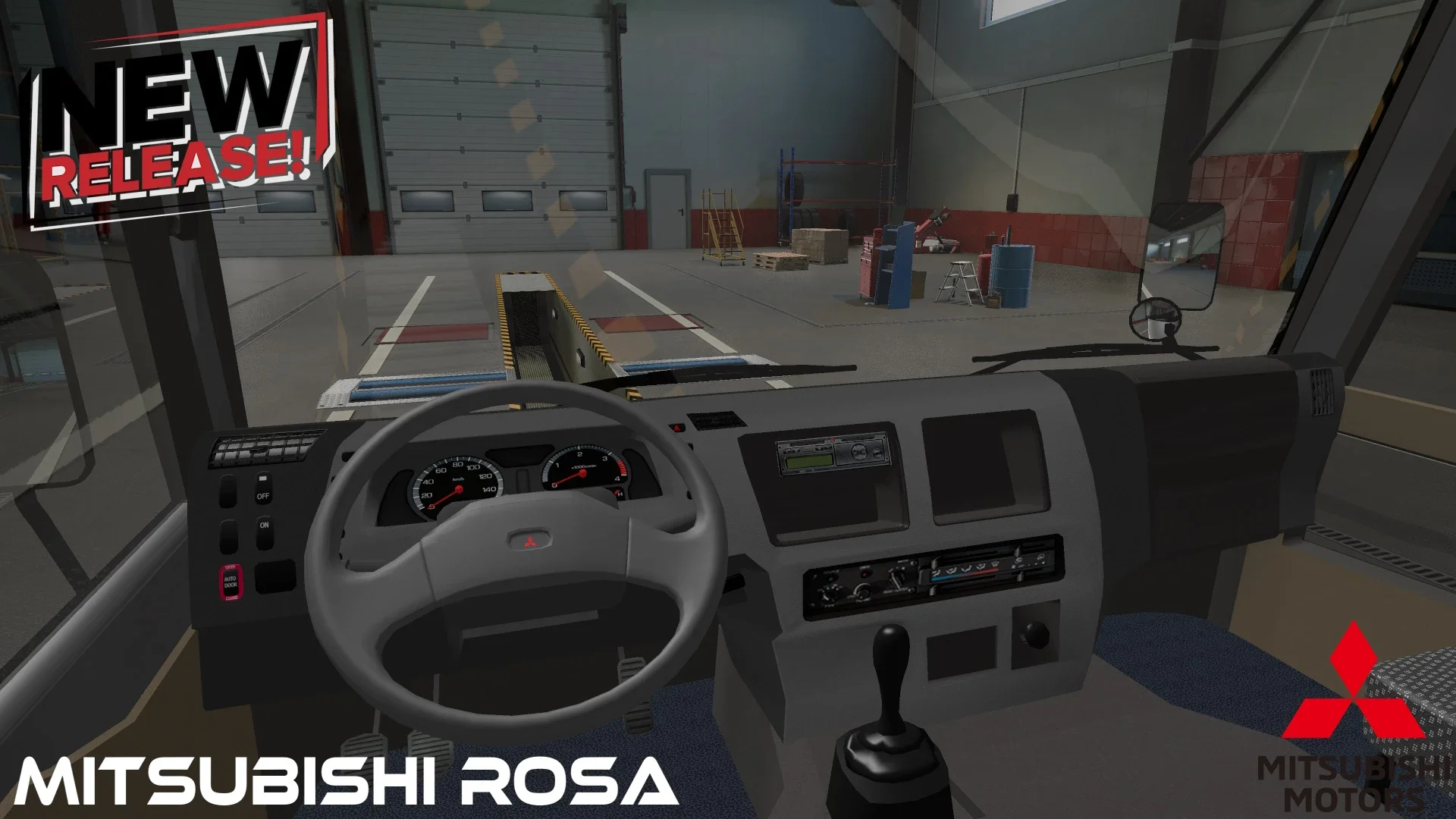 New Mitsubishi Rosa Minibus v1.0 4