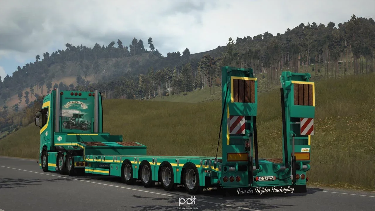 Scania S650 Leo Robertz KG + Kassbohrer Trailer v1.0 4