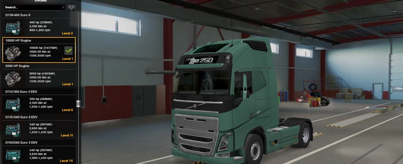 10000HP Engine For All Trucks v1.0 3