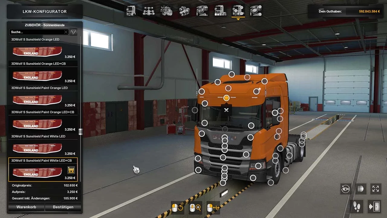 Scania S/R New Sunshield v 1.1 3