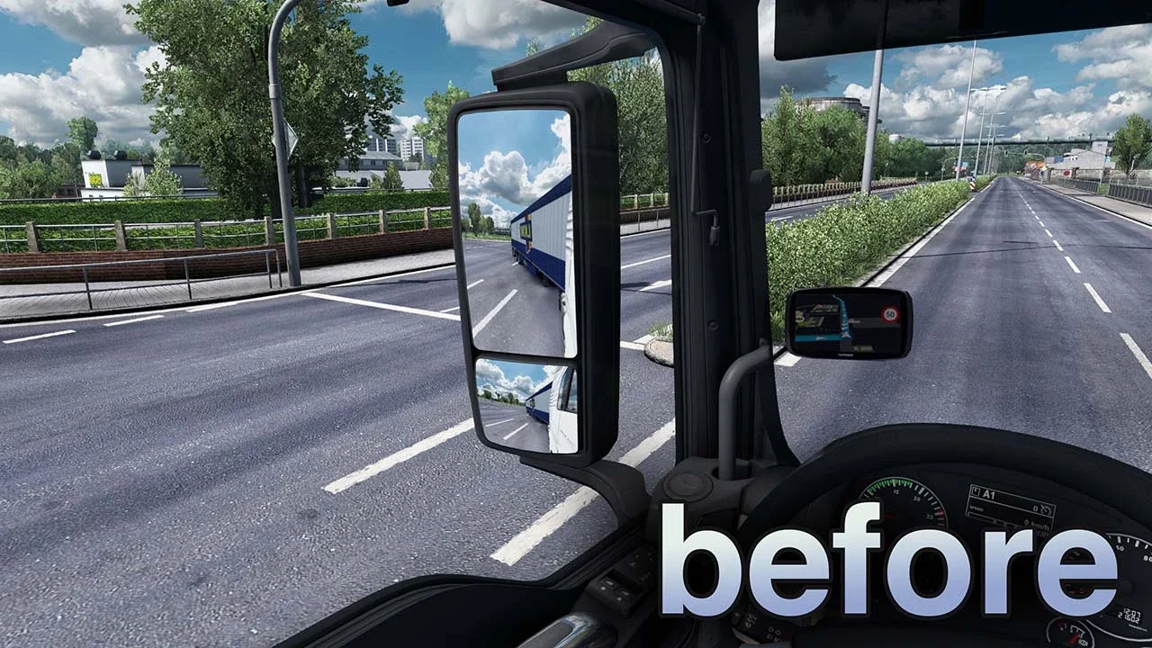 True Mirror FOV for