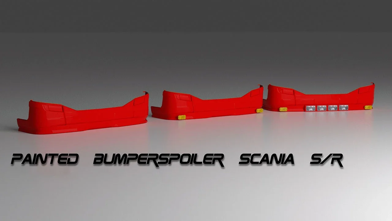 Painted Bumperspoiler For Scania Next Gen S/R 3