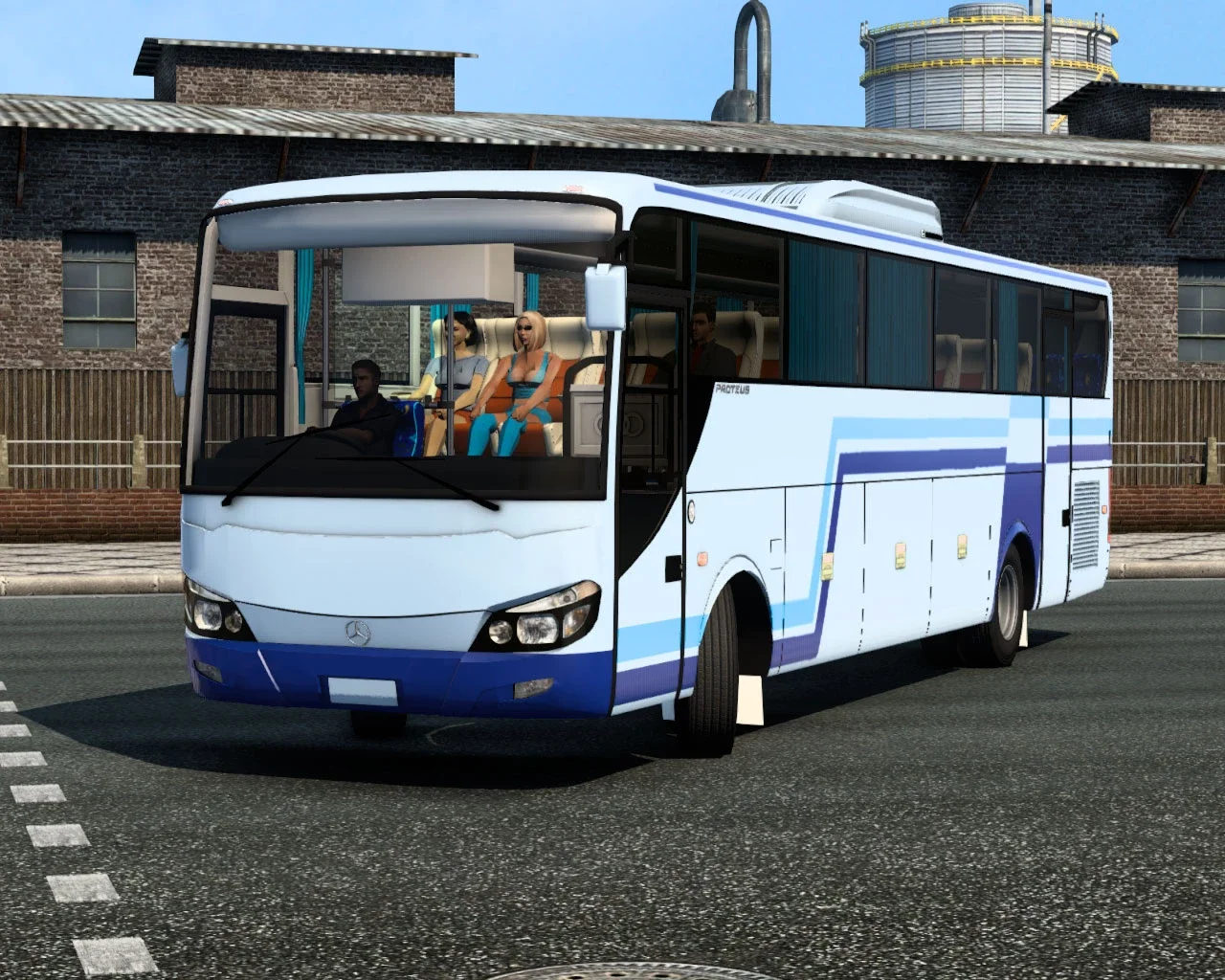 Proteus Laksana Bus 1.36Reworked (TVS Bus) v1.0
