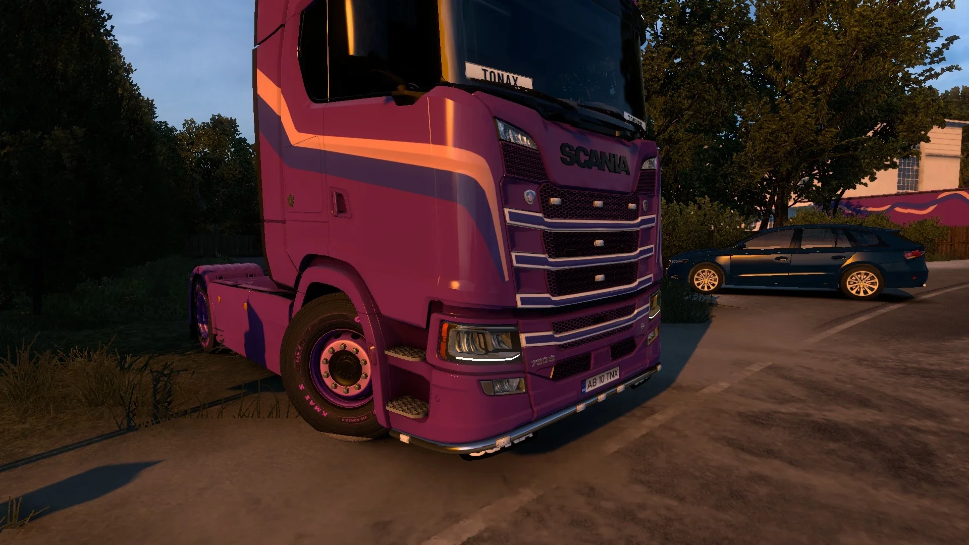 Lavander Wave Scania S Skin v1.0 2