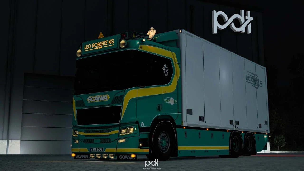 Scania R650 Leo Robertz KG+Trailer v4.0
