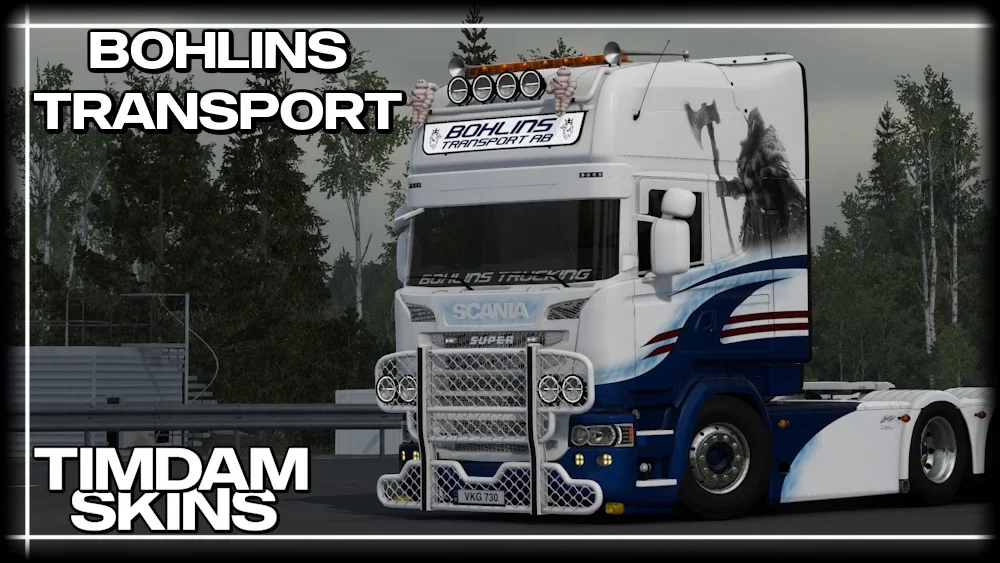 Bohlins Transport AB for JUseeTV Scania v1.0 3