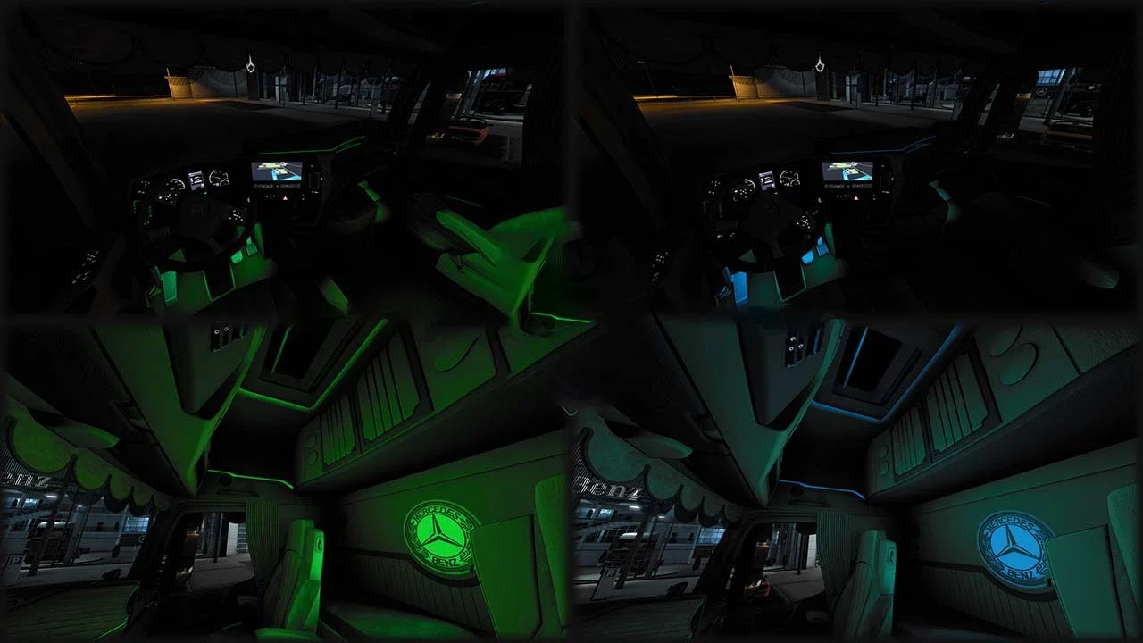 Mercedes-Benz Actros MP4 Interior Pack v1.5 2