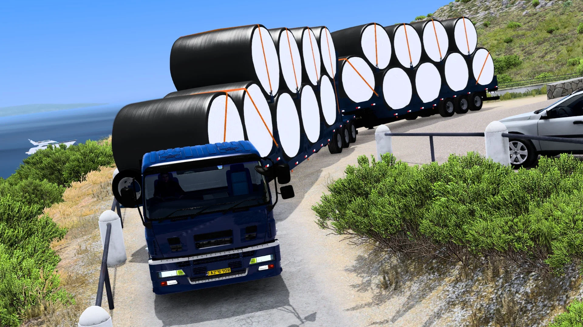 Bitrem Algodoeiro Long Trailer Mod 3