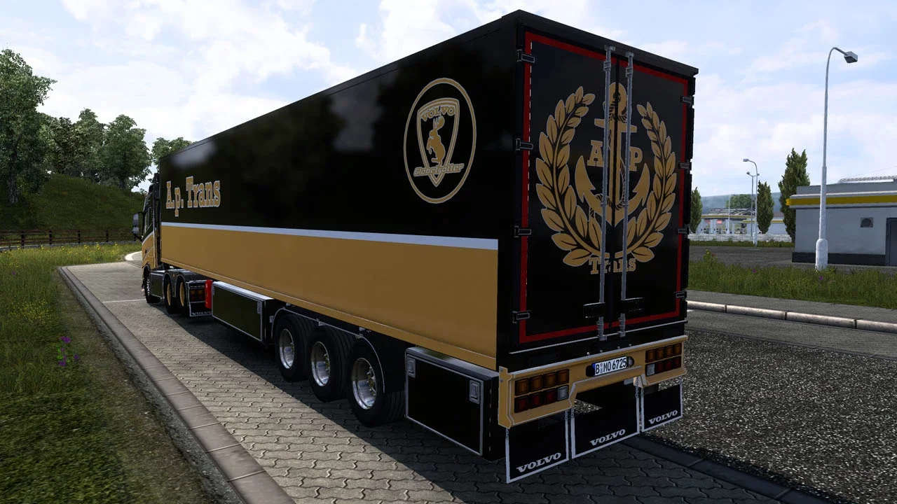Volvo FH 2023 Megamod + Trailer