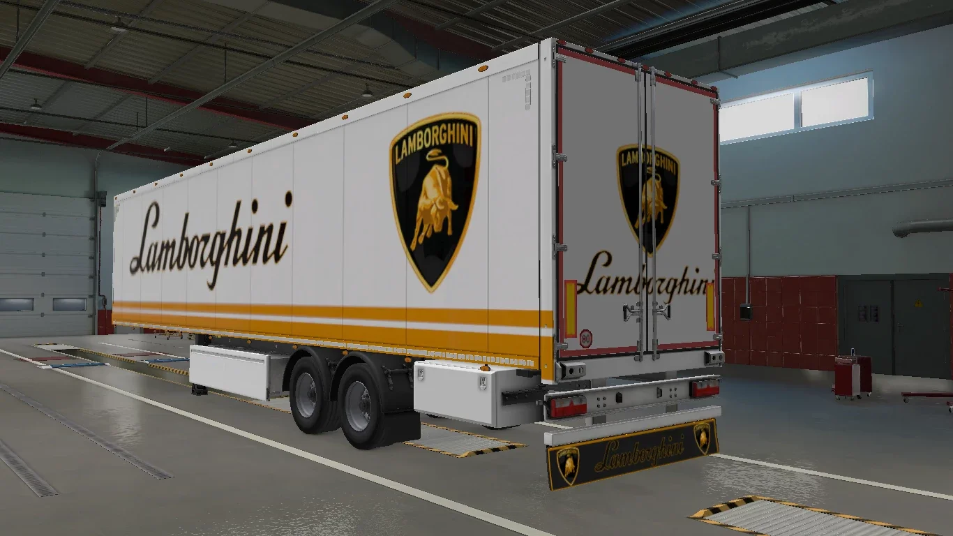 LAMBORGHINI SKIN MUDFLAP FOR SCS BOX TRAILER v0.1 3