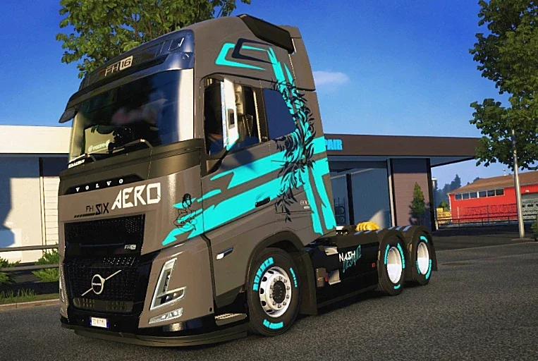 Grey Volvo FH6 4k skin v1.0 2