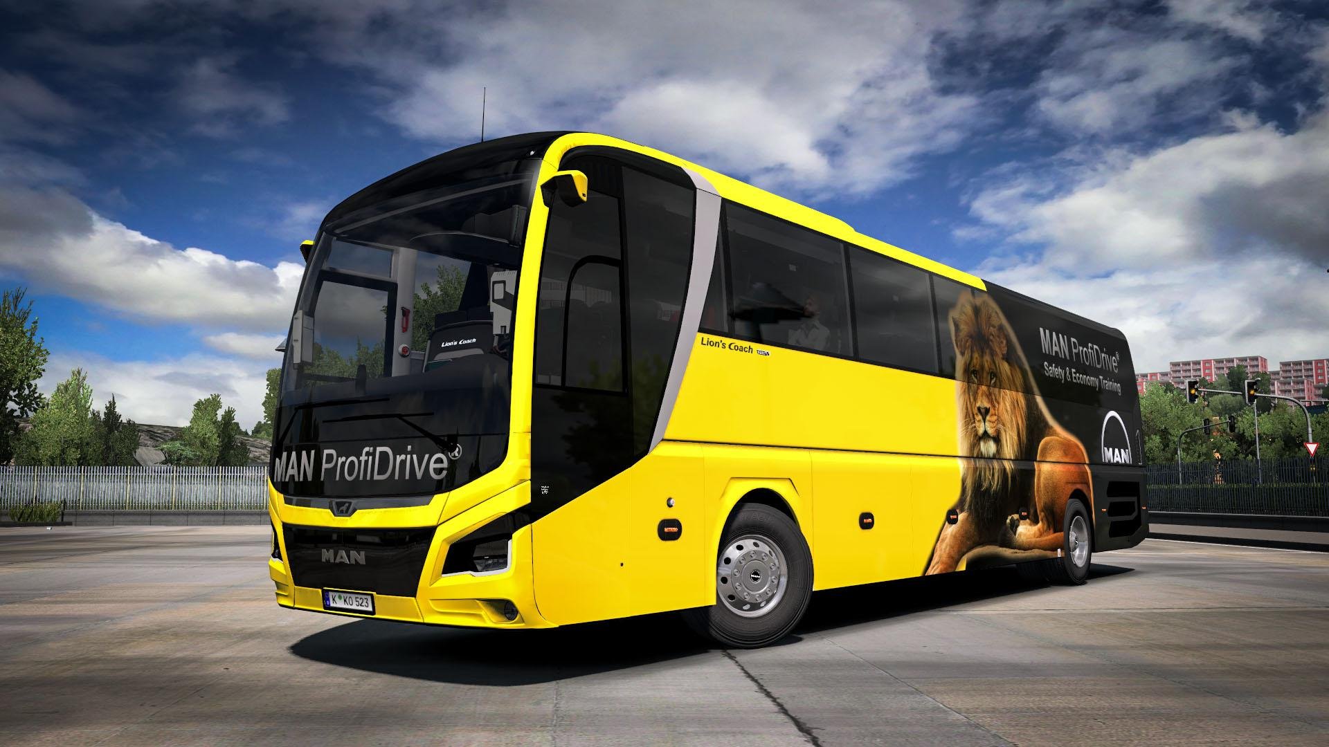 Man Lions Coach 2017 Optiview Bus + Interior v 2.0