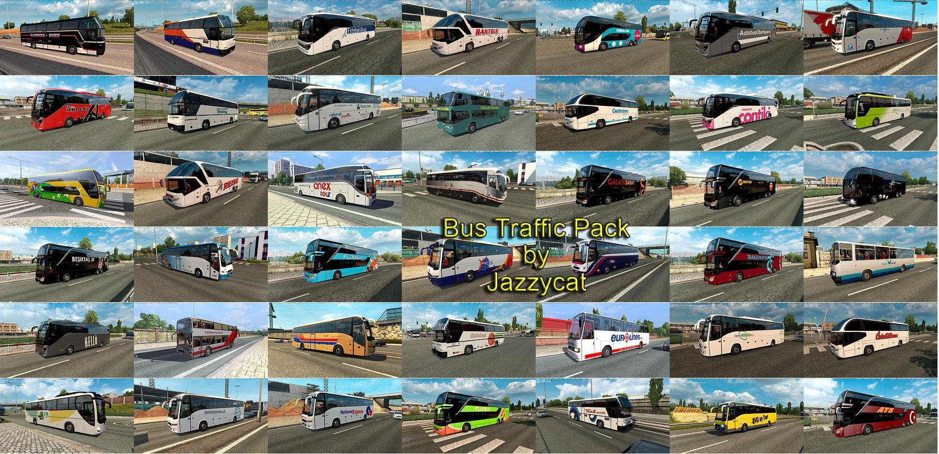 BUS TRAFFIC PACK BY JAZZYCAT v 18.1.7 3