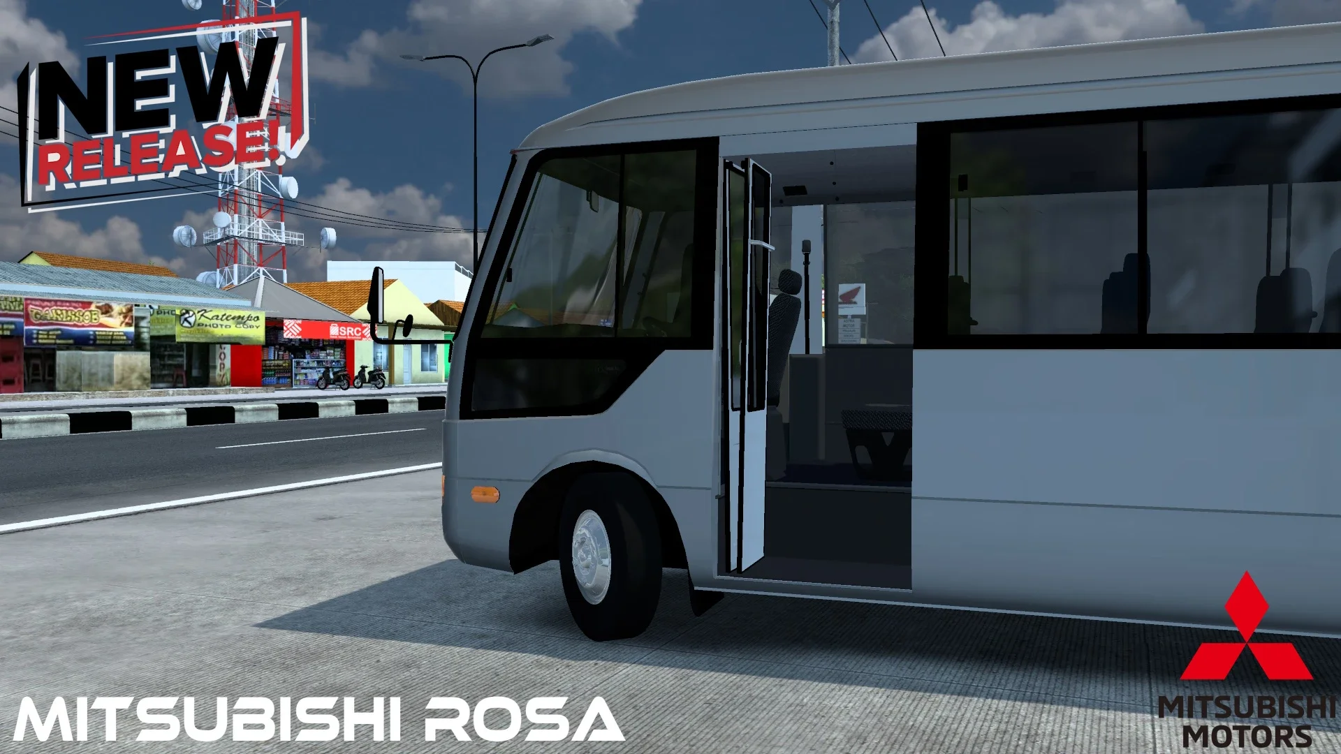 New Mitsubishi Rosa Minibus v1.0 2