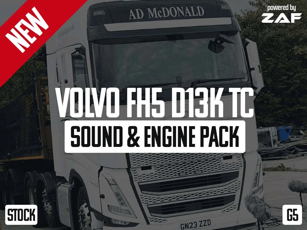 Volvo FH5 D13K500TC Sound Engine Pack (G5) v1.0