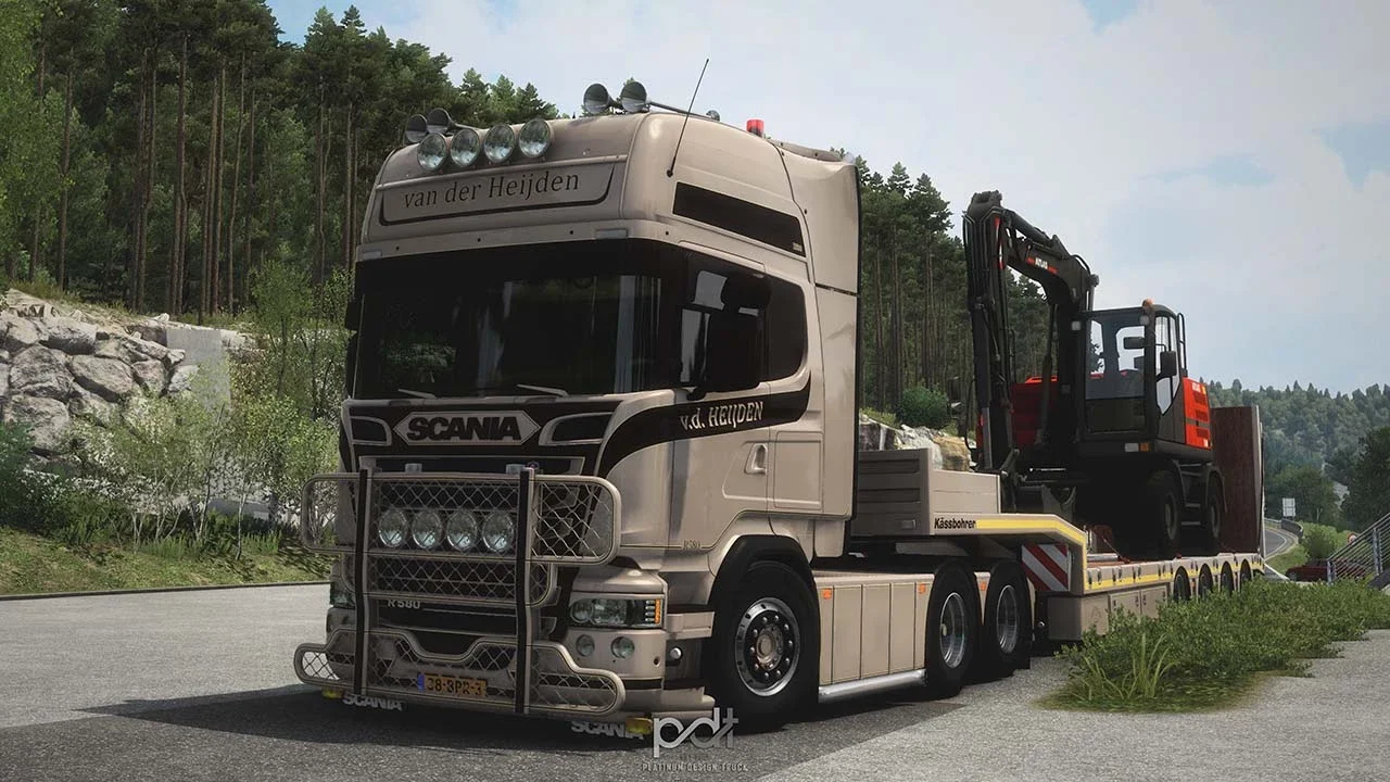 Scania R580 + Trailer Van der Heijden v 5.0 5