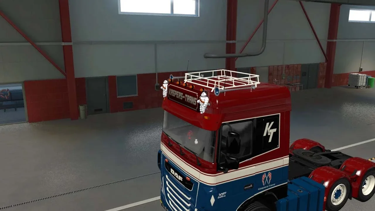 Roof rack for DAF E6 v2.0