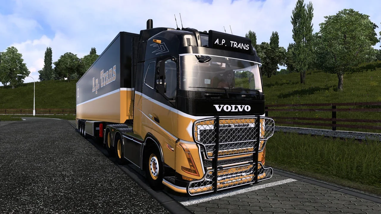 Volvo FH 2023 Megamod + Trailer 4