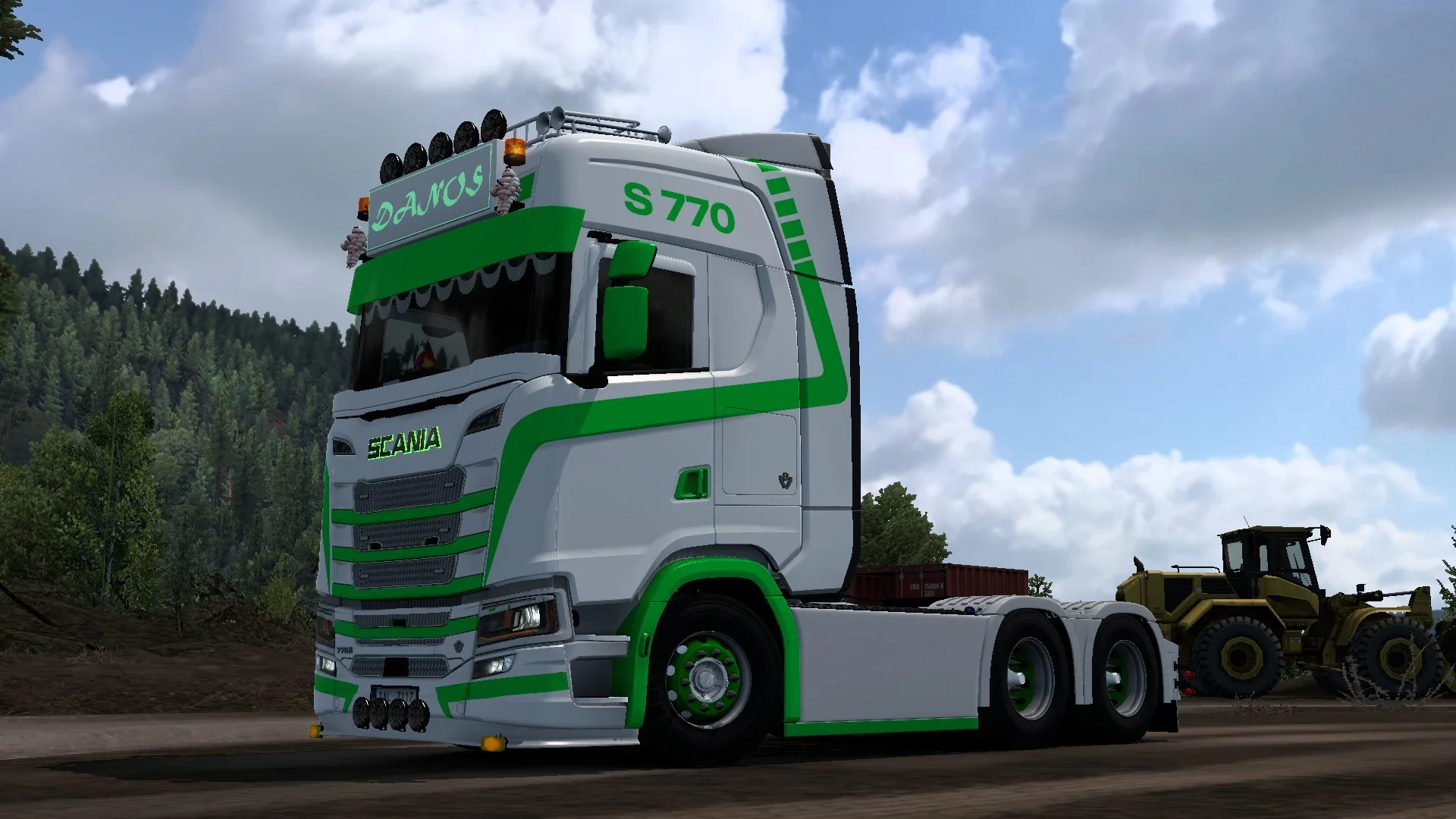 Green Forest skin for Next Gen Scania S, R v1.0 3