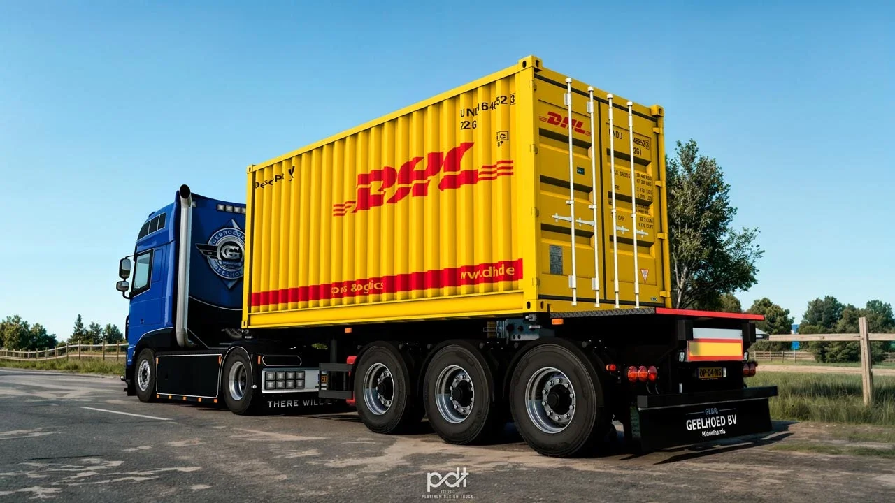 Daf XF106 480 Gebroeders Geelhoed + Trailer v7.0