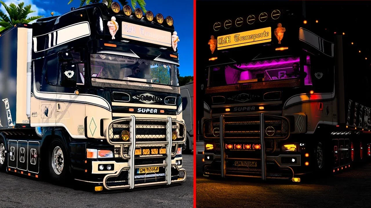 Scania Lion 164L V8 Special Megamod+Trailer.x 3
