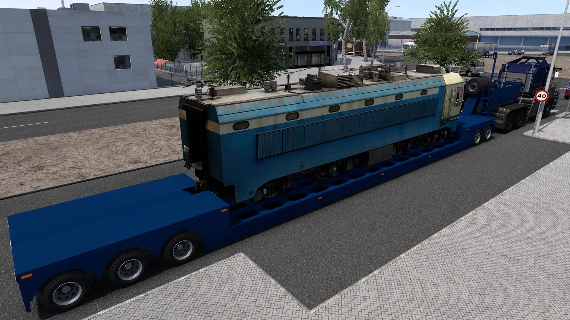Multi AXLE FLATBED TRAILER 10 AXLES v3.0