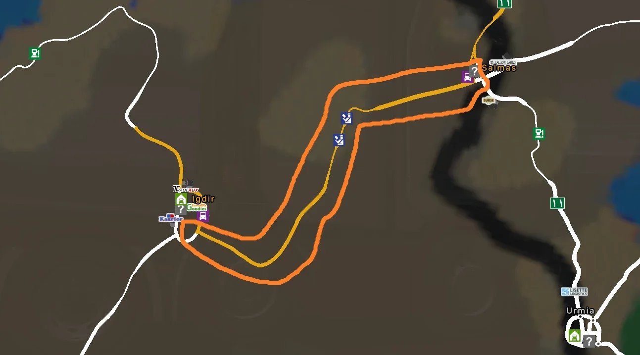 Caucasus Dream Map-BXP PM Turkey Road Connection v1.0 2