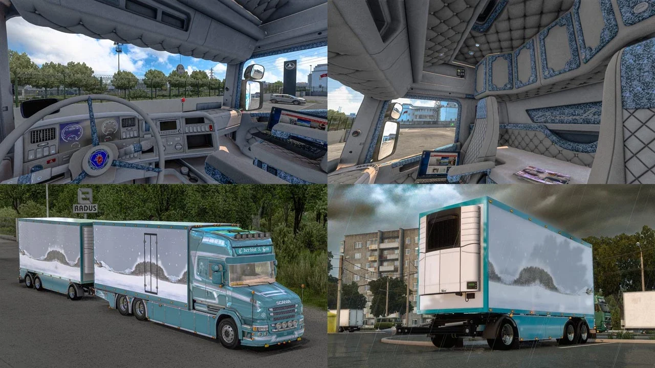 Scania 6 Series T520 V8 + Trailer 4