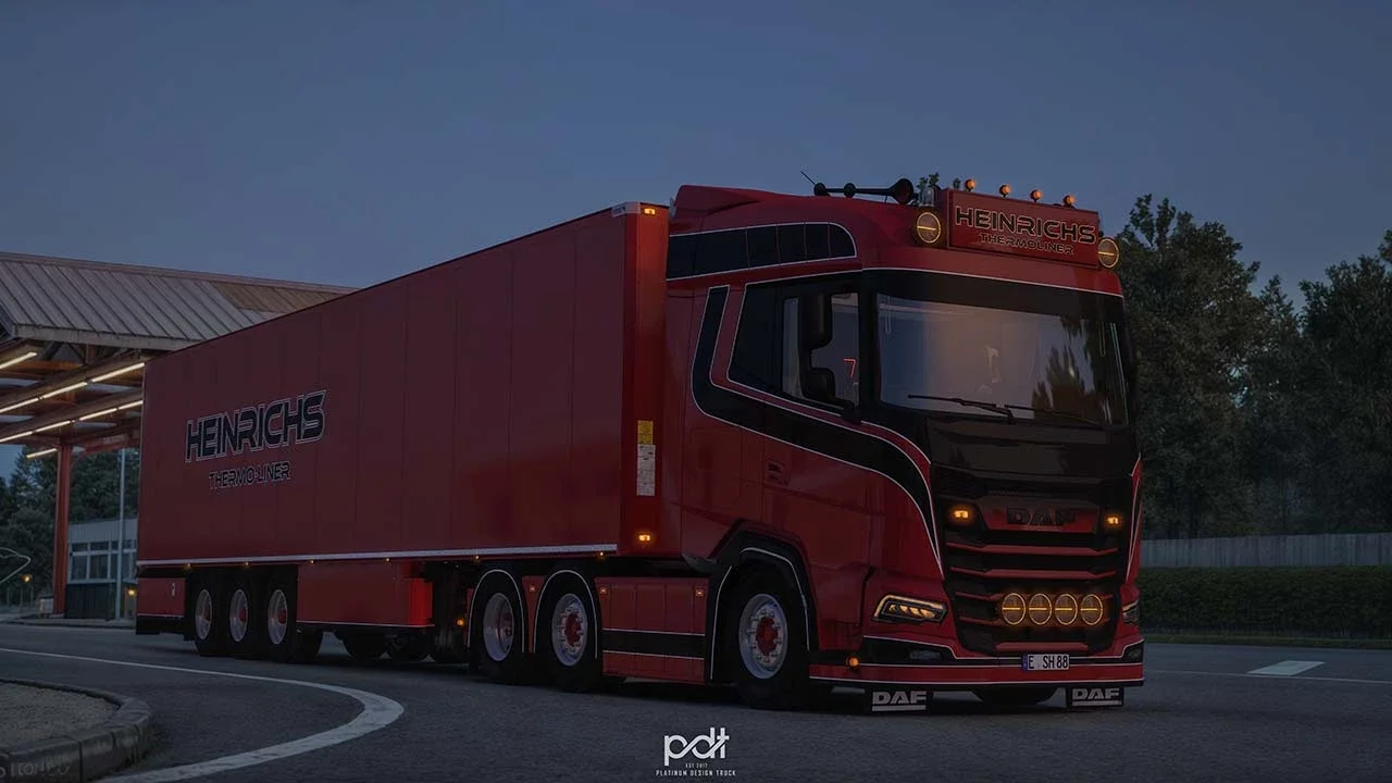 DAF XG Heinrichs Thermoliner + Trailer v4.0 3
