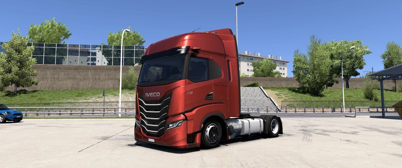 Low deck chassis addon for SCS Iveco S-Way by Sogard3 v1.1 2