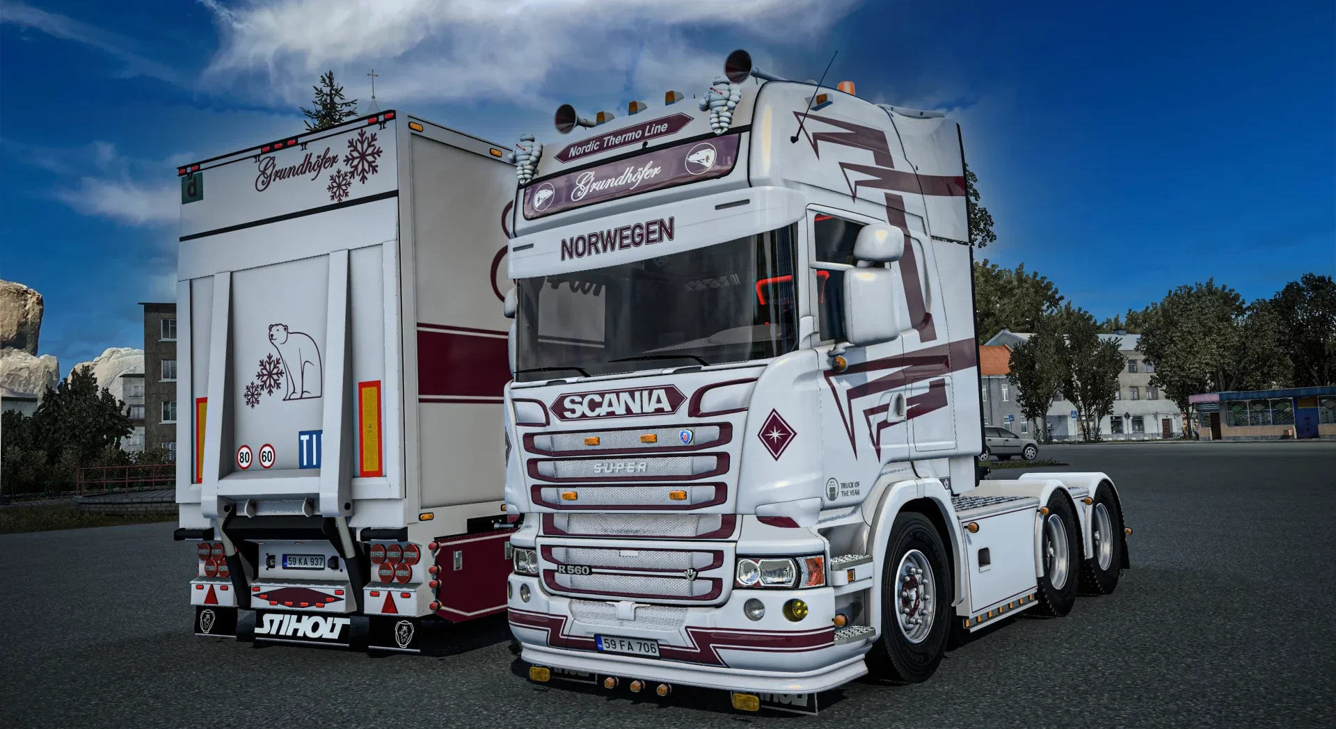 Scania 6 Series R560 Megamod+Trailer v4.0