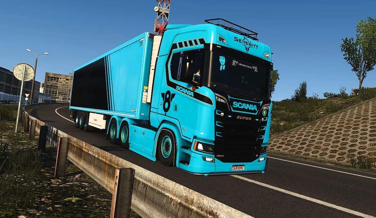 Serene blue Scania S v1.0 3