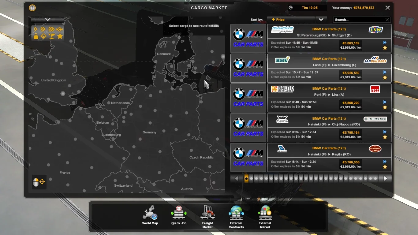 BMW Cargo Container Trailer v1.0