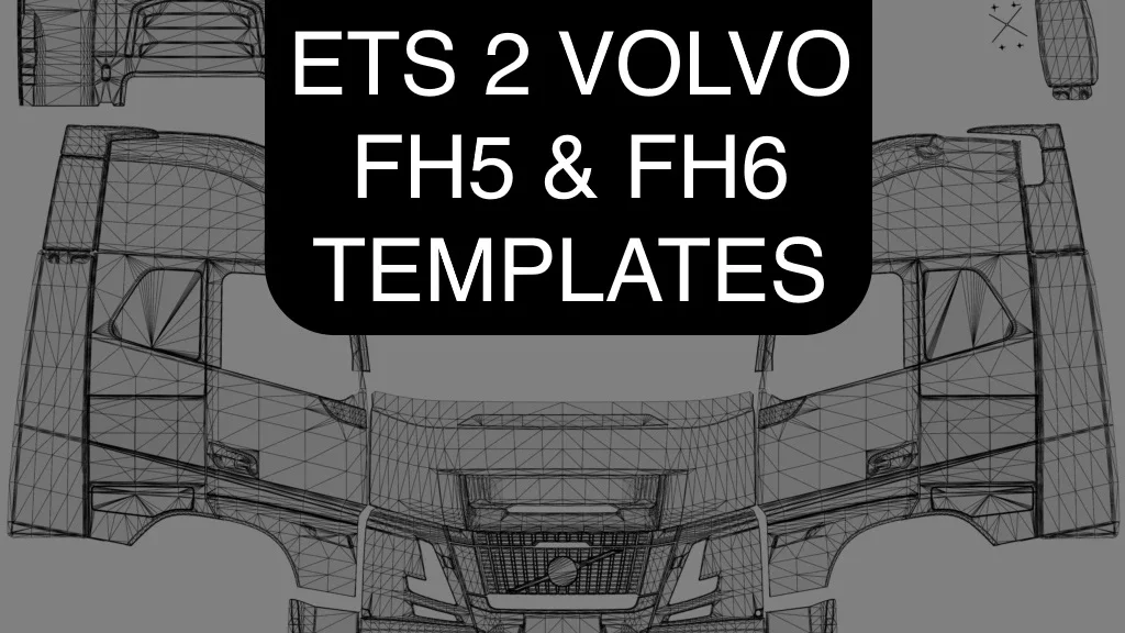 Volvo FH5 FH6 Skin Templates v1.0