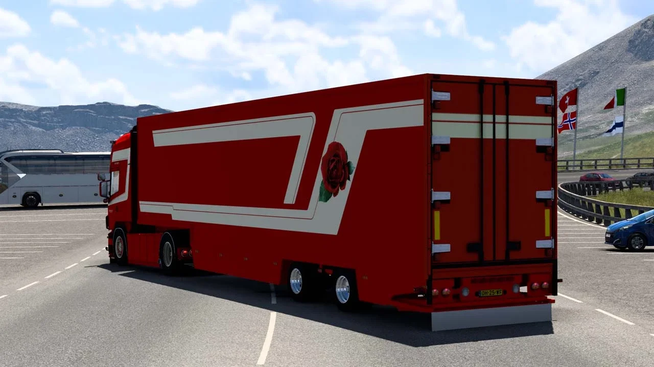 Scania 164L Flower Shuttle + Trailer v2.0 2