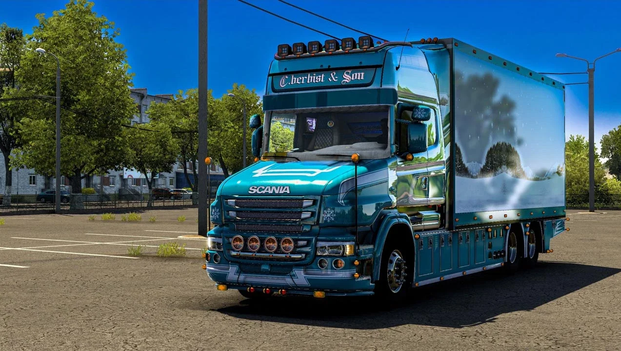 Scania 6 Series T520 V8 + Trailer