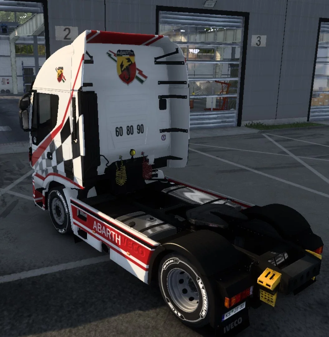 Iveco Stralis Hi-way Abarth Skin v1.0 2