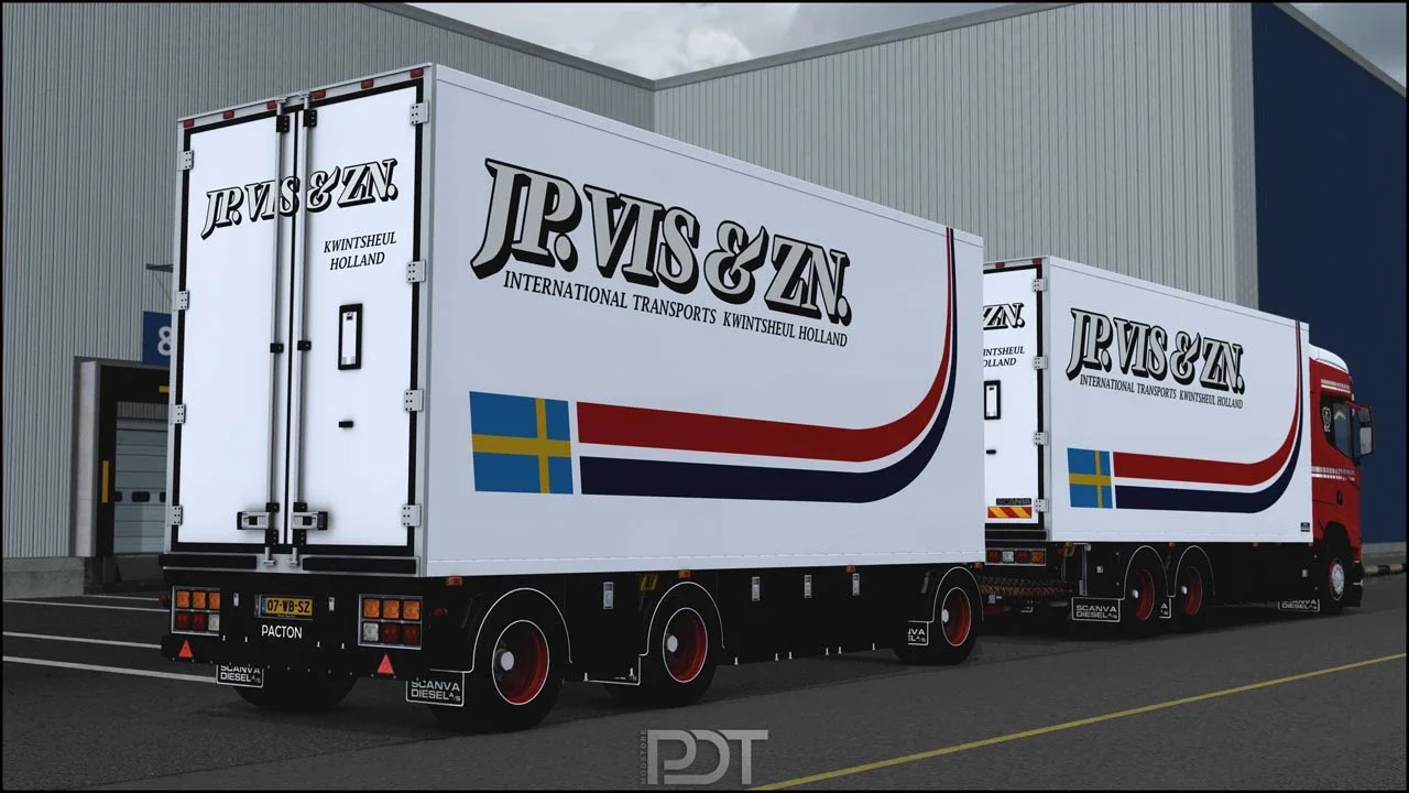 Scania S520 JP.Vis ZN ITKH + Trailer v16.0