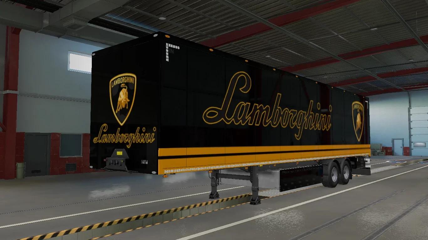 LAMBORGHINI SKIN MUDFLAP FOR SCS BOX TRAILER v0.1 4