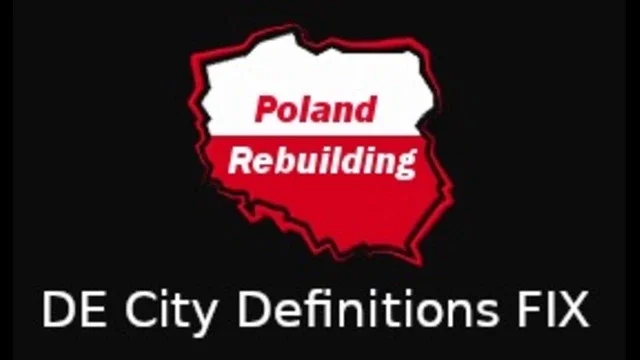 Poland Rebulding DE City Definitions fix v1.0