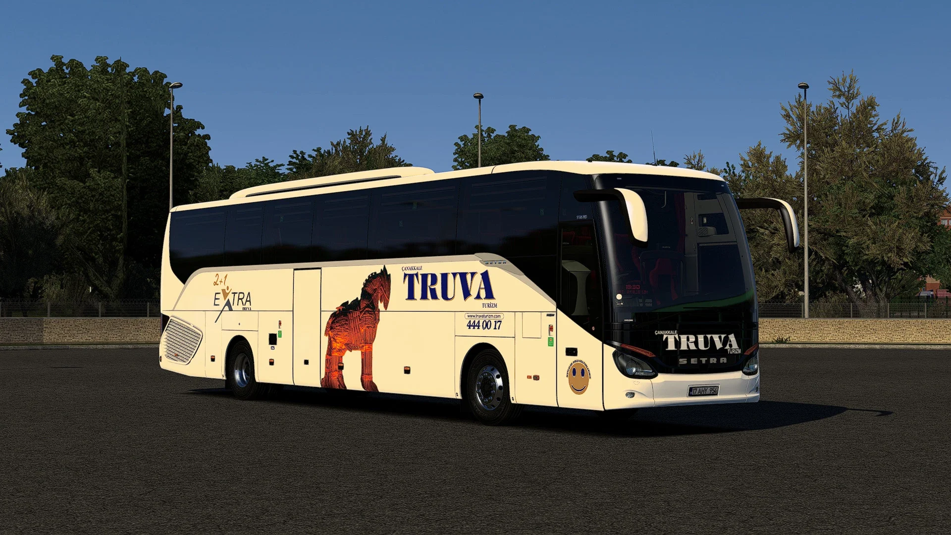 Canakkale Truva coating for SETRA S516HD v1.0 2
