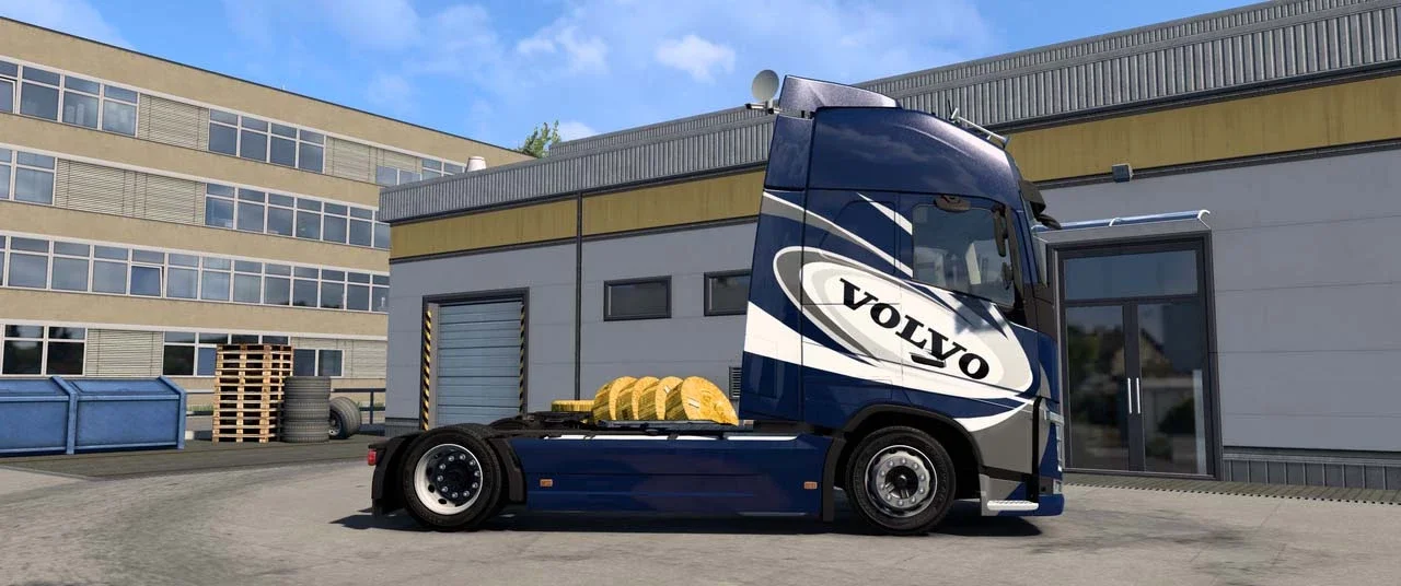 Low deck chassis addon for SCS Volvo FH4 by Sogard3 v0.9