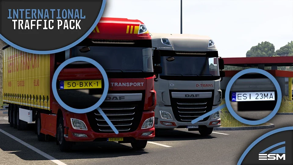 International Traffic Pack by Elitesquad Modz – JAD AI Truck Traffic Add-on V 1.1 2